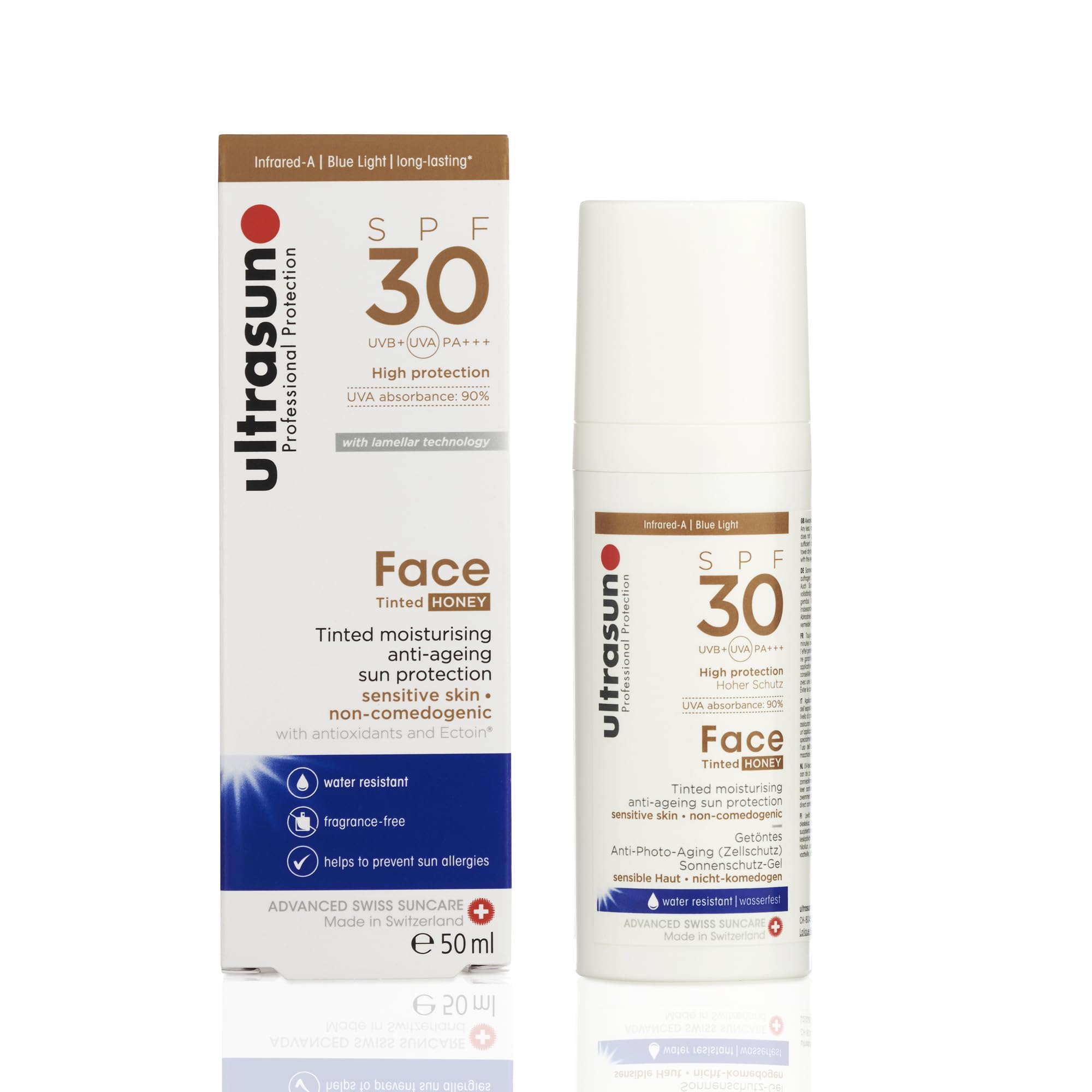 Ultrasun Face Tinted SPF30 Sunscreen – Water Resistant & Sensitive Skin 50ml