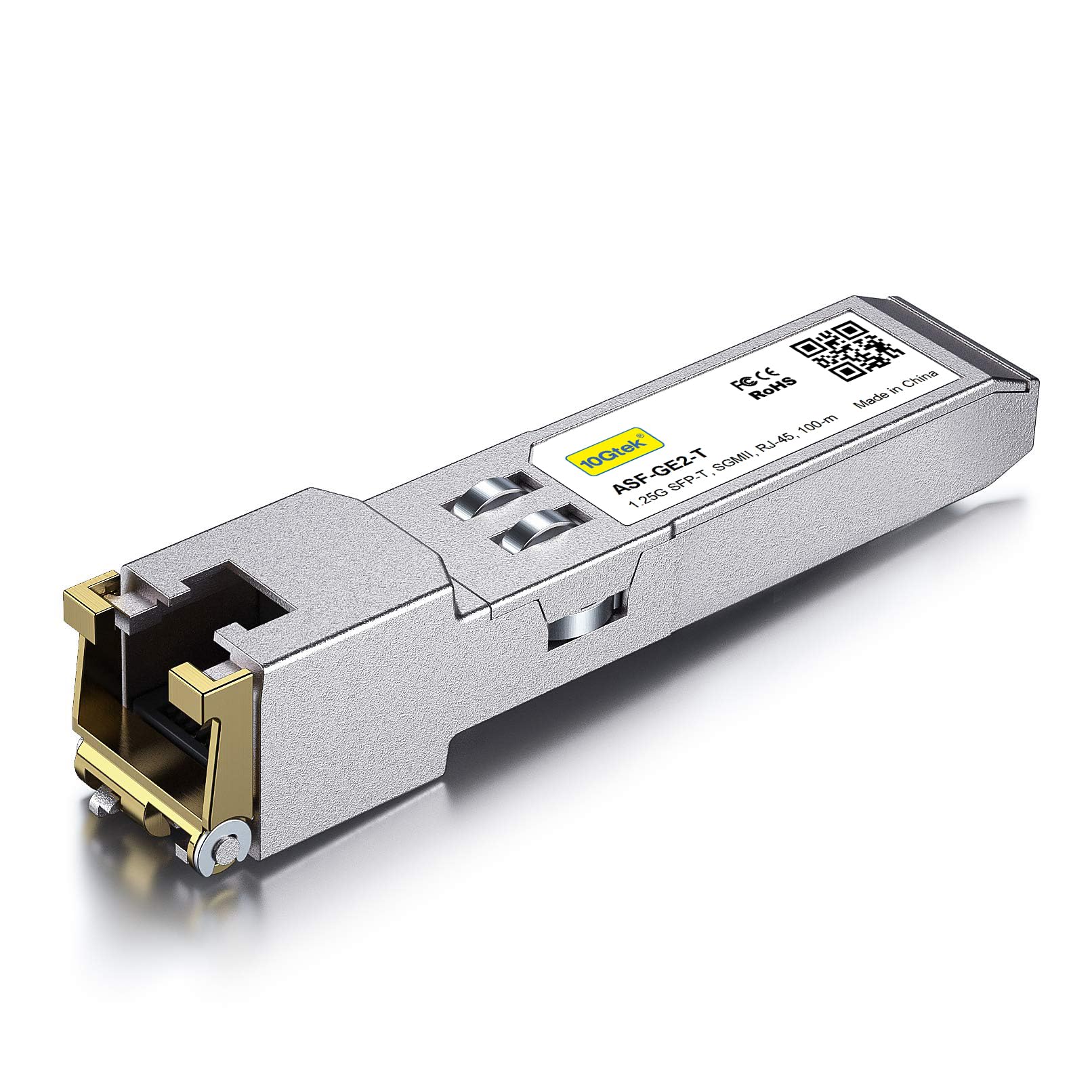 10Gtek Gigabit SFP to RJ45 Copper Module – Cisco GLC-T Compatible