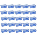 Forever bene 30 Blue Mini Parts Boxes with Lids, 30 Pieces, Blue, each piece measures 6,5 × 4,5 × 2 cm - image 1