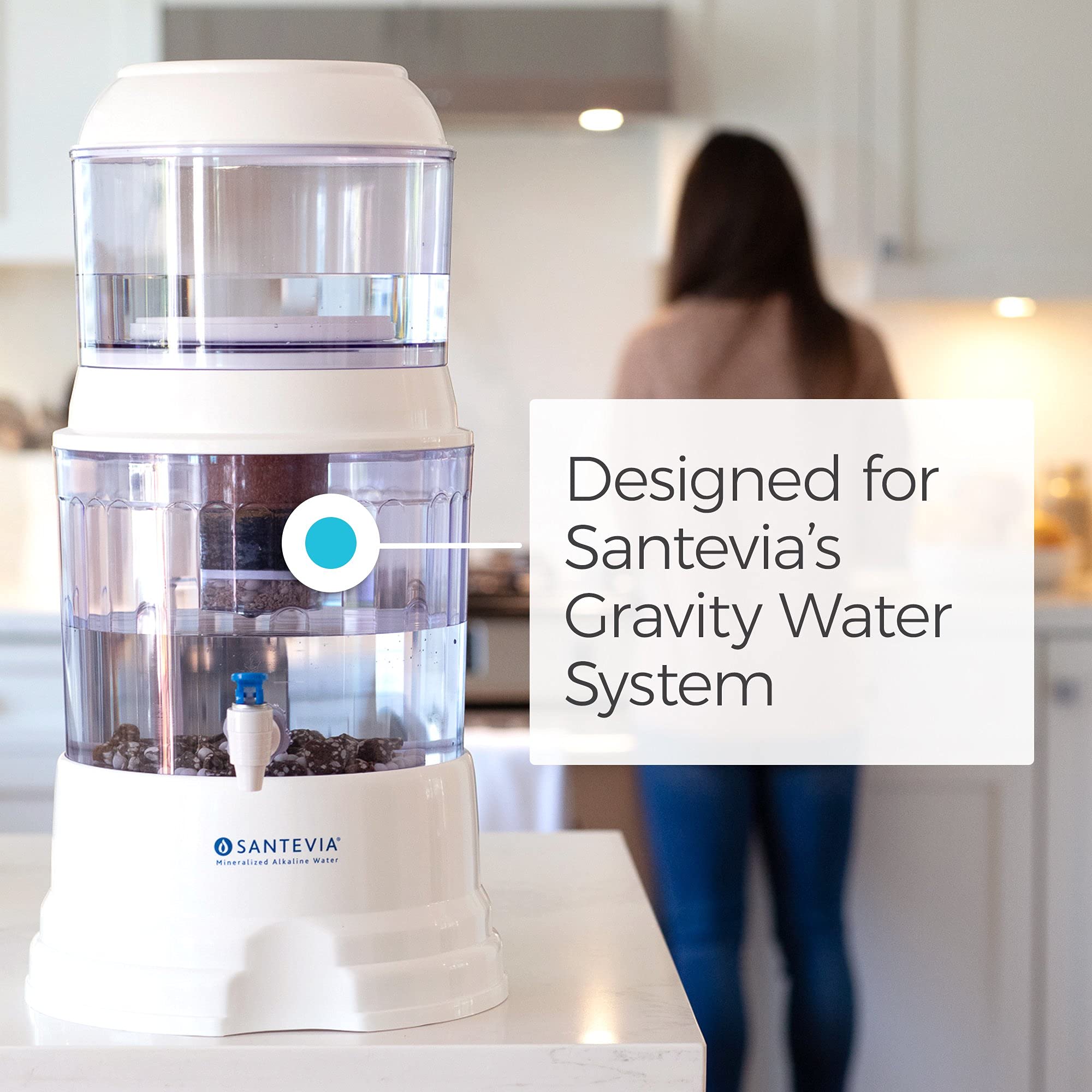 Santevia 5-Stage Alkaline Replacement Filter for Gravity Water System