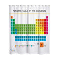 Nanxin Periodic Table Shower Curtain | Polyester Fabric Bathroom Decor