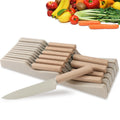 Wekity 12-Piece In-Drawer Knife Block Set | Stainless Steel Chef Knives