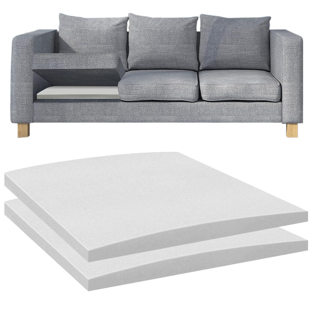 Duscdesp 50×50cm Sofa Support Boards,Sofa Bed Support Cushion Sofa Saver,Cushion Sag Repair for Corner Sofa Sofa Bed Couches Settee WHITE & 2 PCS