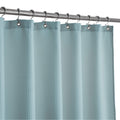 Barossa Design Waffle Weave Shower Curtain | Heavy Duty Fabric, Blue