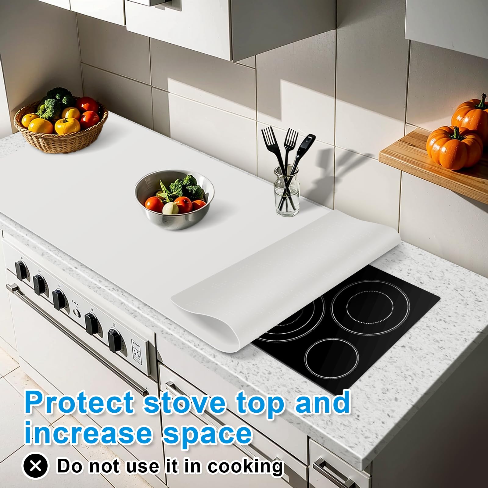 AECHY Extra Large Silicone Mat | 120x60cm Heat Resistant Kitchen Mat
