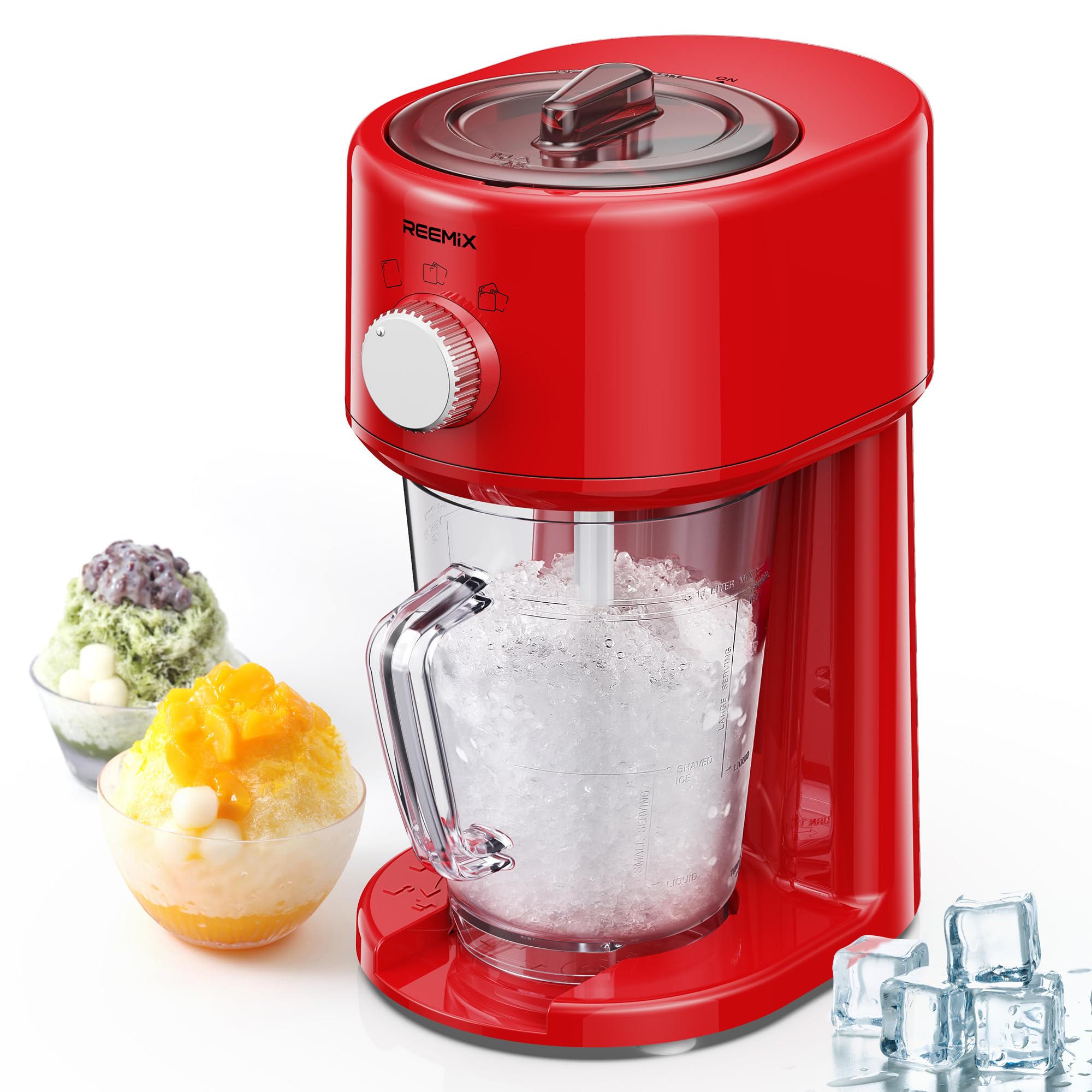 Jolof Store Electric Ice Crusher – Slushy Maker with Removable Jug, White