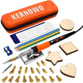 K KERNOWO 76-in-1 Wood Burning Kit – 70W Adjustable Pyrography Pen