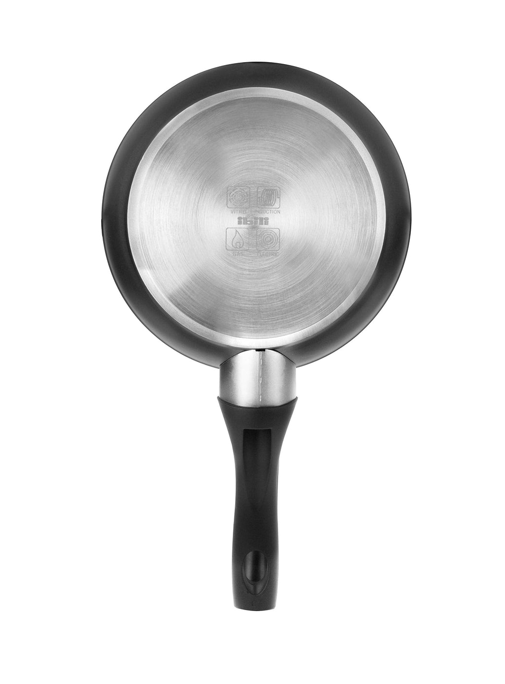 IBILI Natura Frying Pan 20 cm – Non-Stick Aluminium Skillet, Black