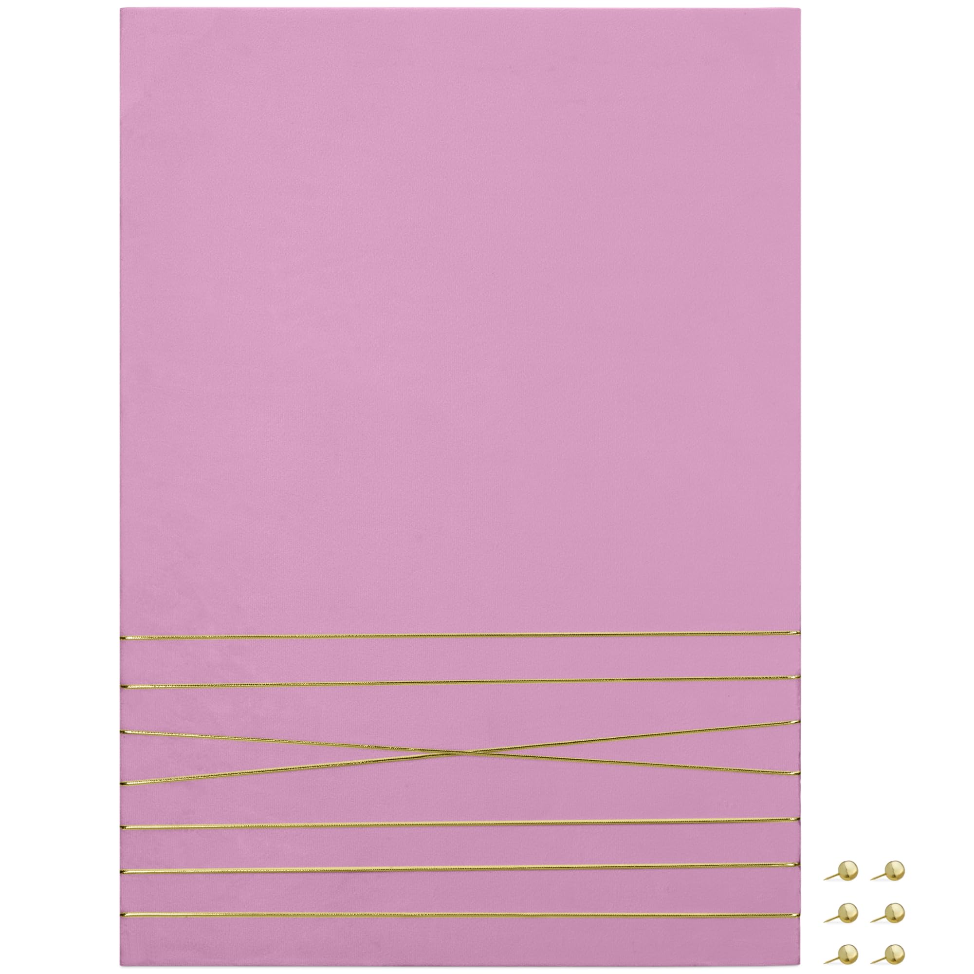 Navaris Velvet Photo Pin Board – 70 x 50cm Contemporary Wall Display