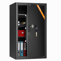 WASJOYE 67L Steel Security Safe Box with Keys for Home and Office