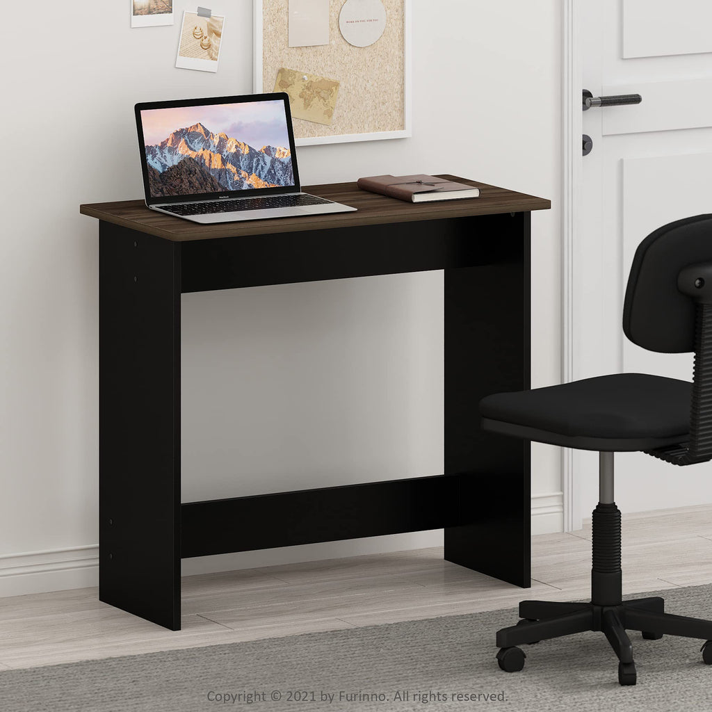 Furinno Simplistic Computer Desk - Compact Study Table, Columbia Walnut