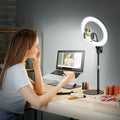 Evershop 10.5" Ring Light with Tripod Stand for Video Conferencing