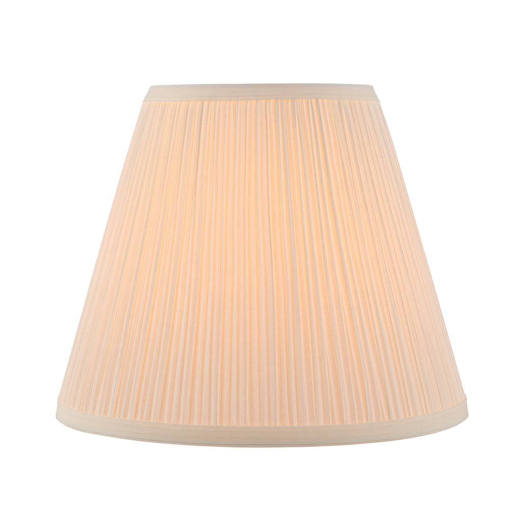 Aspen Creative Off-White Pleated Empire Lamp Shade with Spider Fitter