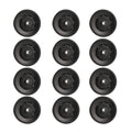 Topfinder 90mm Universal Bearing Pulley Wheel for Gym Cable Machine (12Pcs)