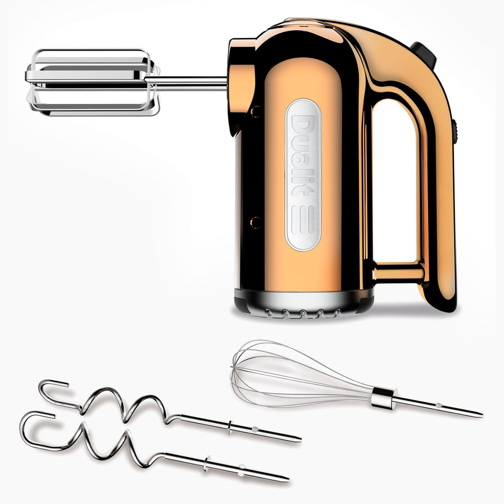 Dualit 400W Hand Mixer in Copper | Includes 3 Baking Attachments