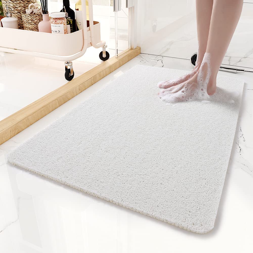 Loofah Shower Mat – 60x90cm Non-Slip Anti-Mould PVC Bath Mat