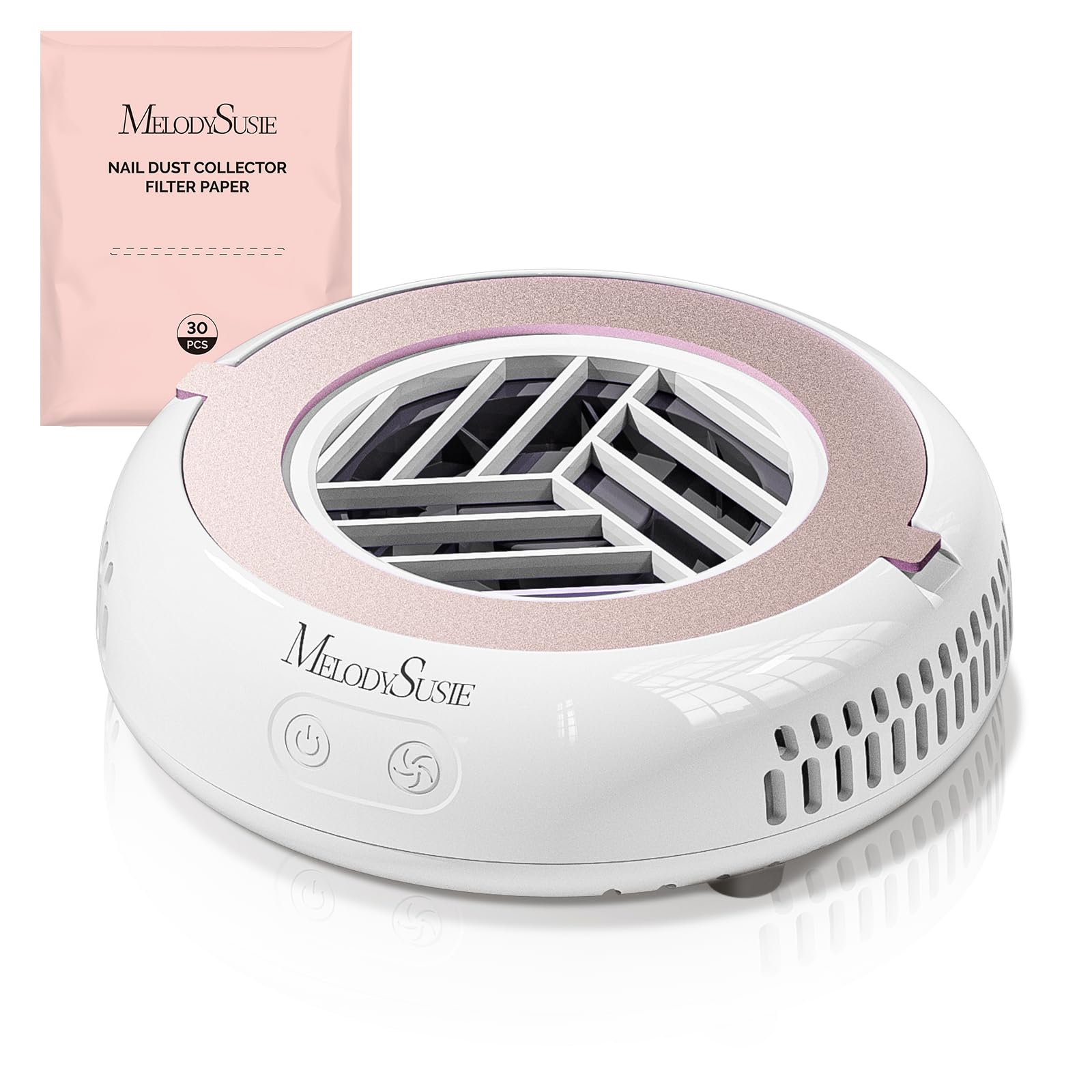 MelodySusie Mini Nail Dust Collector | 6000RPM Portable Vacuum Fan