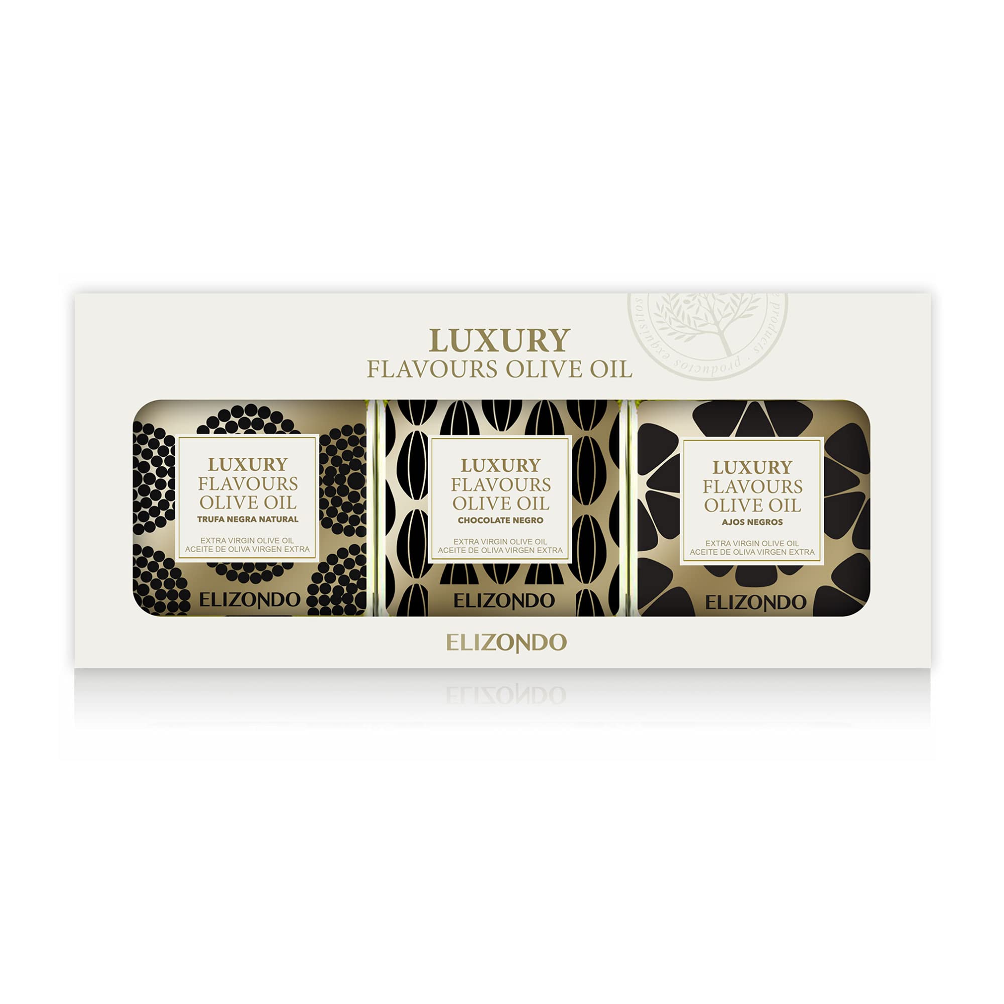 Elizondo Extra Virgin Olive Oil Luxury Flavors Case - 3 x 200ml