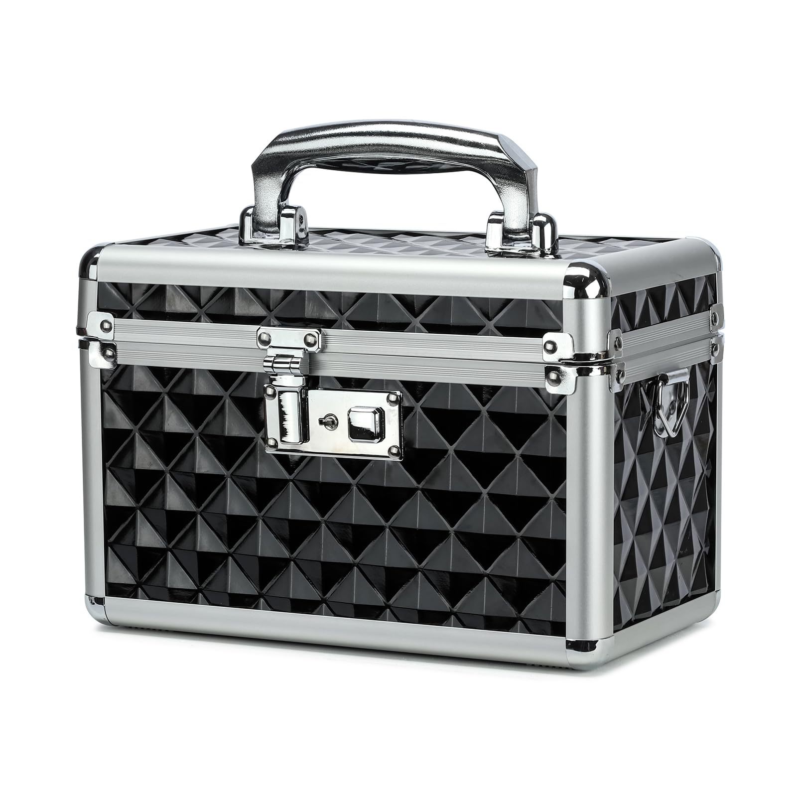 HEWEI WORKS Lockable Medicine Storage Box – Small Black First Aid Case