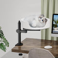 NestChroix Elevated Desk Cat Bed | 360° Rotating Adjustable Perch