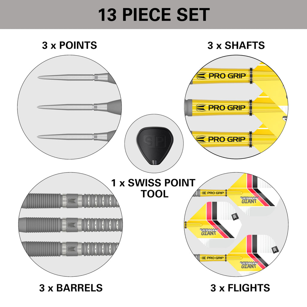 Target Darts Gabriel Clemens Gen 2 21g 90% Tungsten Swiss Point Set