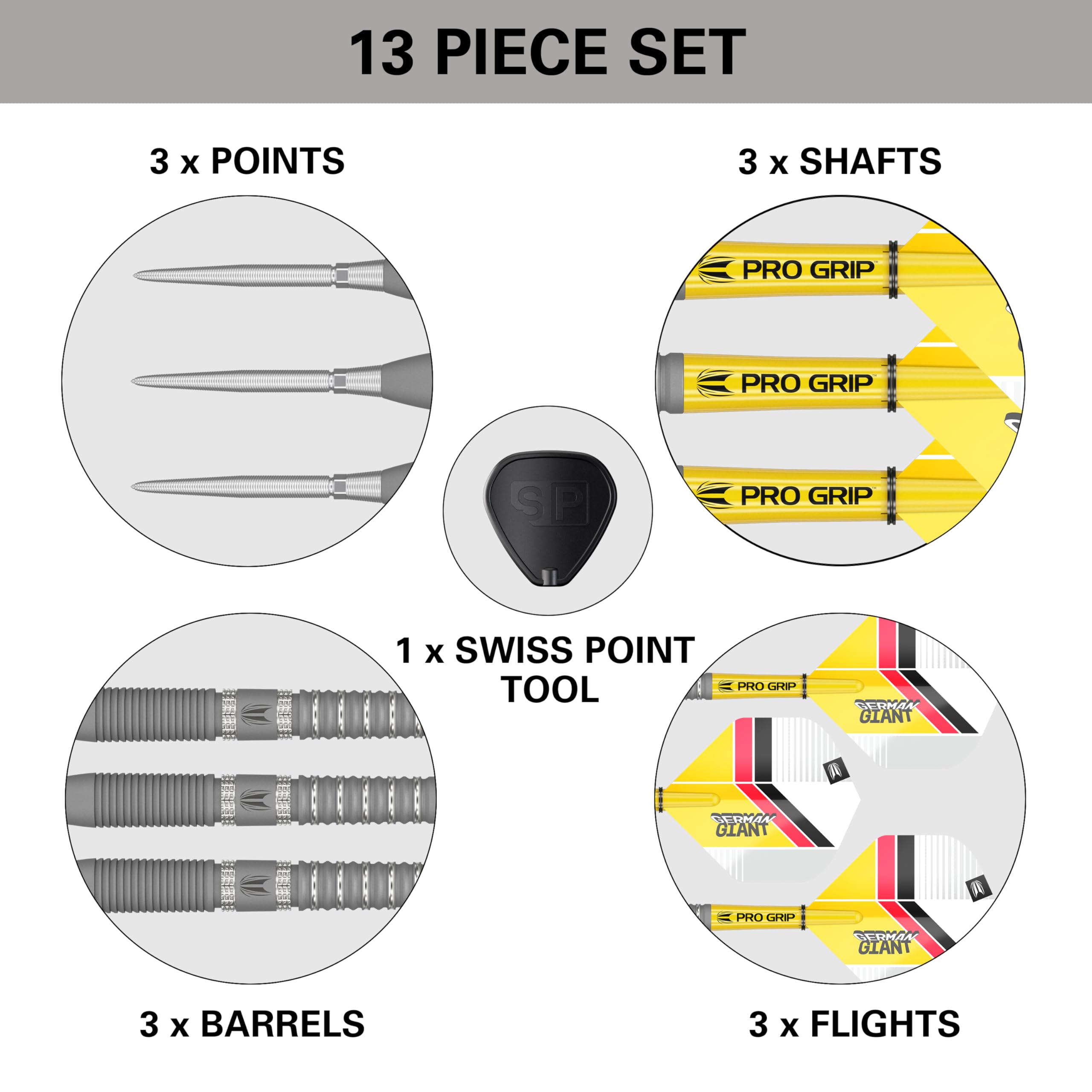 Target Darts Gabriel Clemens Gen 2 21g 90% Tungsten Swiss Point Set
