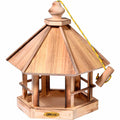 Jolof Store Caliente Hanging Bird House – Flamed FSC Pine Wood