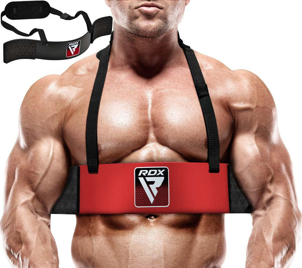 RDX Arm Blaster - Aluminum Bicep Isolator for Weightlifting & Curls