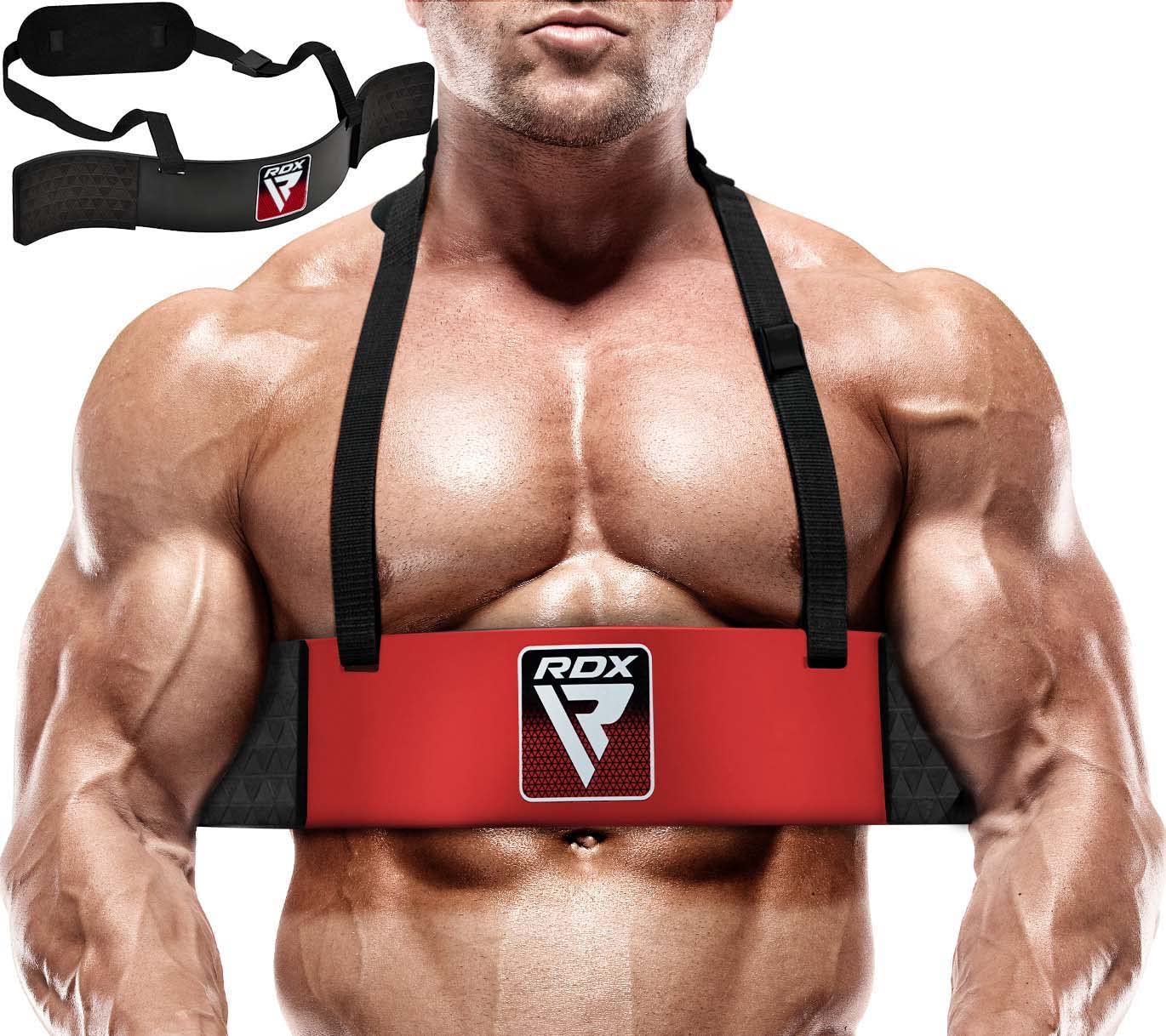 RDX Arm Blaster - Aluminum Bicep Isolator for Weightlifting & Curls
