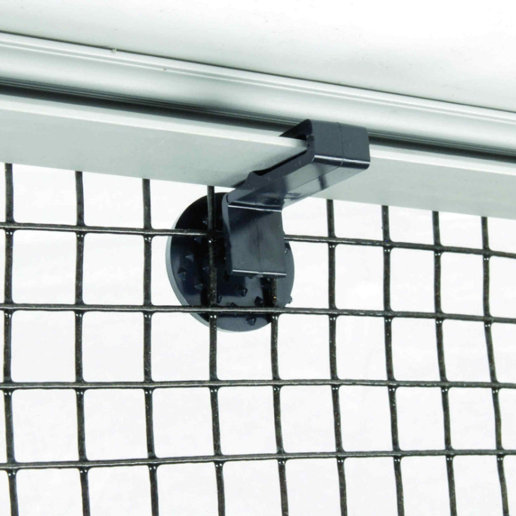 Birdgo Solar Panel Mesh Fixing Clips – No-Drill Nylon Hooks, 60 Pack
