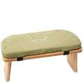 Banters Foldable Bamboo Meditation Bench – Kneeling Stool with Cushion