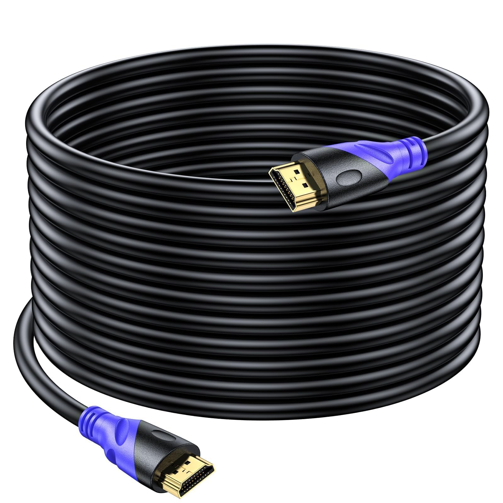Rommisie 4K 60Hz HDMI 2.0 Cable 20M – High Speed Gold Plated Cord