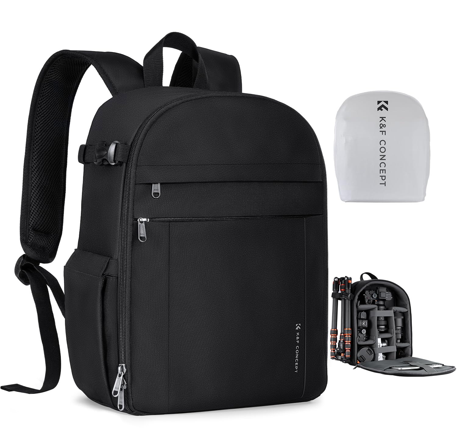 K&F Concept Camera Backpack | Waterproof DSLR Bag with Laptop Compartment