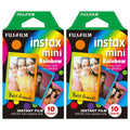 Fujifilm Instax Mini Rainbow Instant Film – 20 Shots for Mini Cameras