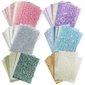 156 Sheets Textured Scrapbook Paper | Mesh Fabric for Journaling