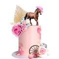 Horse Cake Topper - 21pc Western Rodeo & Disco Party Decor