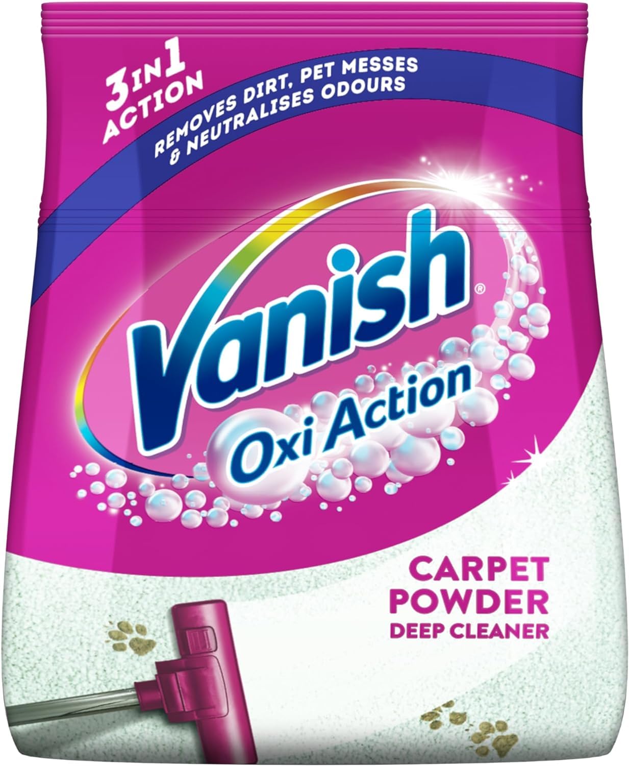 Vanish Gold Oxi Action Carpet & Upholstery Cleaner Powder, 650g