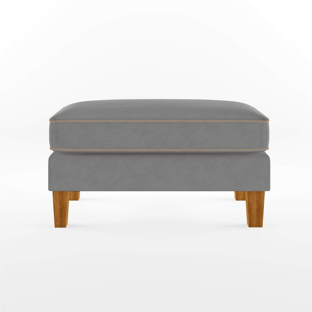 Novogratz Bowen Pouf Grey - image 2
