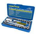 Goodyear 40-Piece Socket Set | Metric & Imperial Ratchet Driver Kit