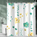 Lerores Mint Green Shower Curtain – 180x160cm Anti-Mould Washable Polyester