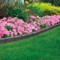Nicoman Roman Castle Stone Effect Rubber Garden Edging - Grey, 2 Pack