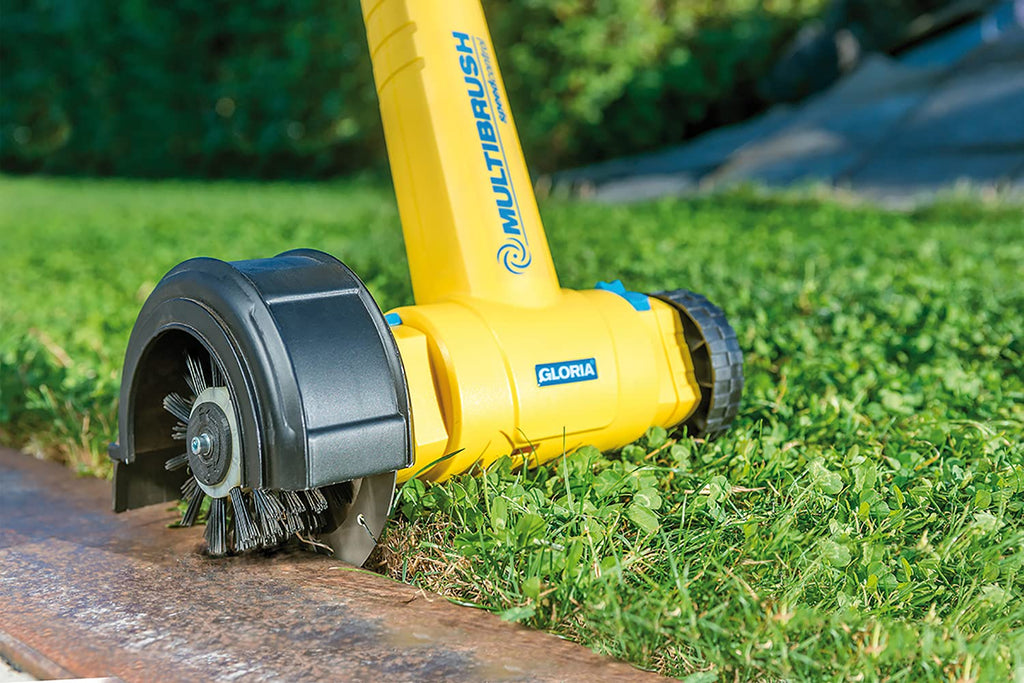 GLORIA Cut&Brush 2-in-1 Edge Cutter | Stainless Steel Grass Trimmer
