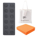 EKE Foldable Yoga Mat | 5mm Non-Slip PU TPE Mat with Zodiac Design