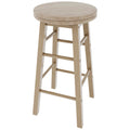 Chef Vida Modern Swivel Bar Stool | Solid Pine Wood Kitchen Seat