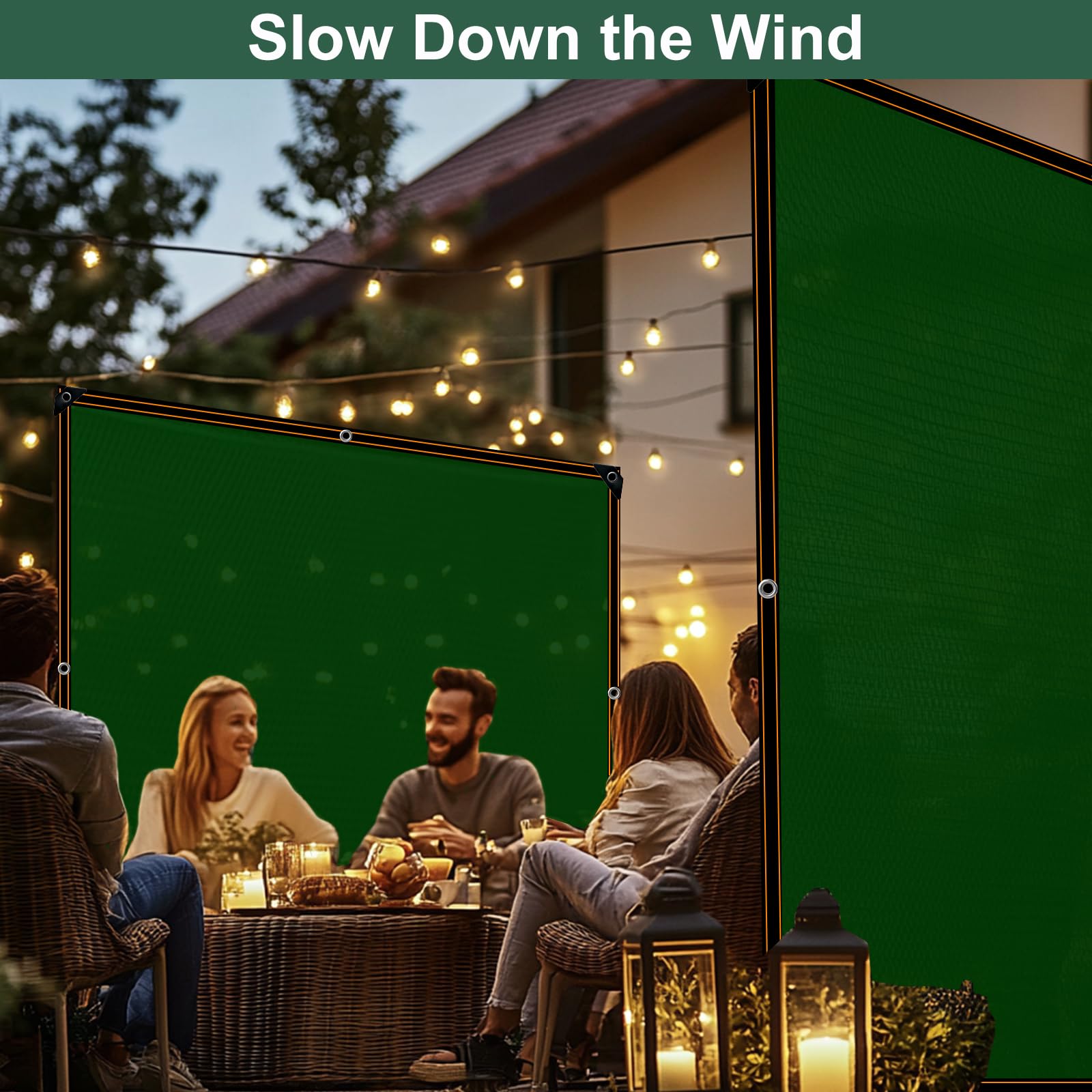 BeGrit Garden Privacy Fence Screening | 10m x 2m 90% HDPE Windbreak Net