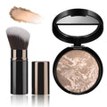 Jolof Store Baked Powder Foundation for Mature Skin with Brush – Natural