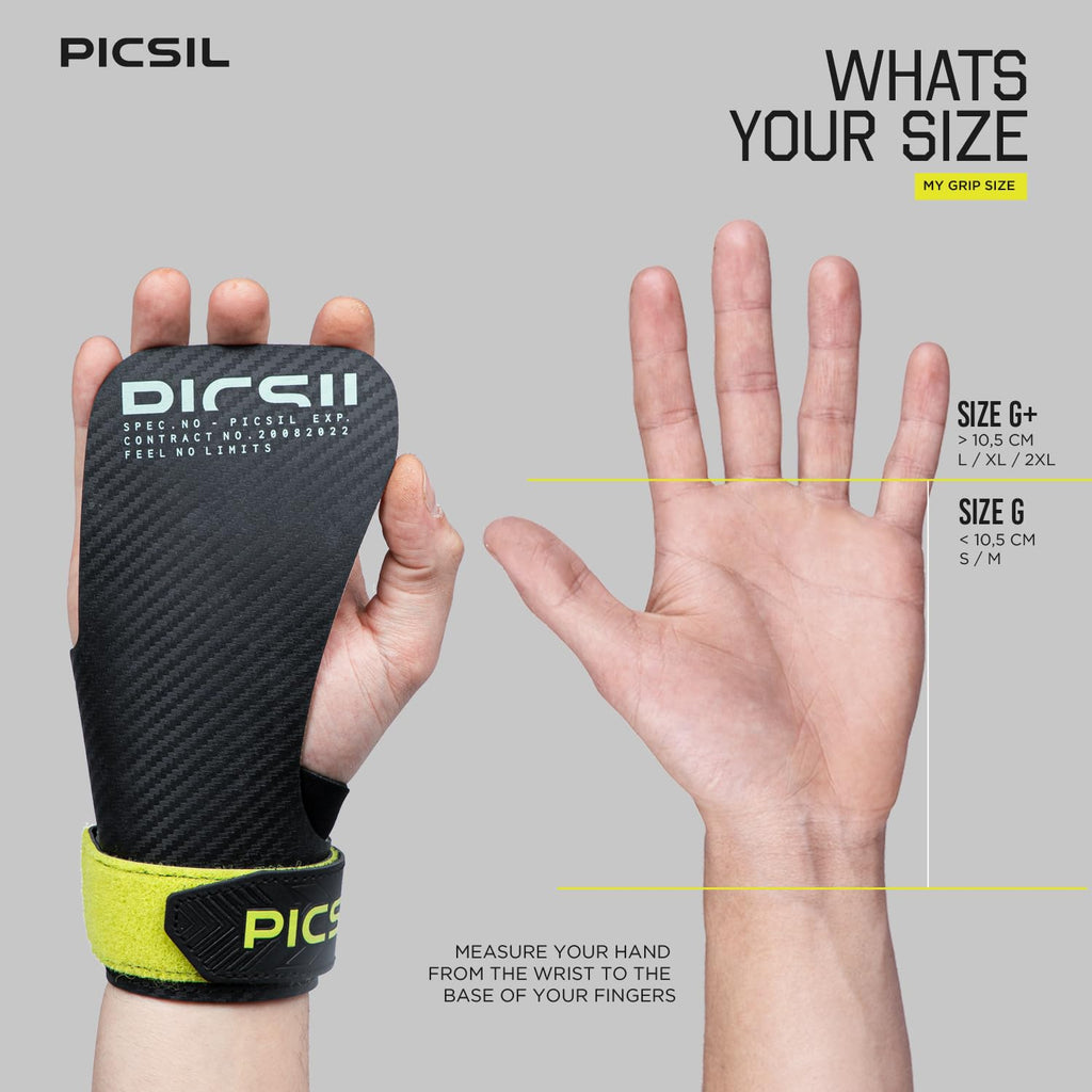PICSIL Hawk Holeless Hand Grips – Chalkless Cross Training Gloves