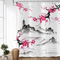 ASDCXZ Plum Blossom Shower Curtain | Waterproof Polyester 180x200 cm