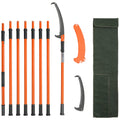 VEVOR 27 ft Extendable Pole Saw | Carbon Steel Blade Tree Pruner