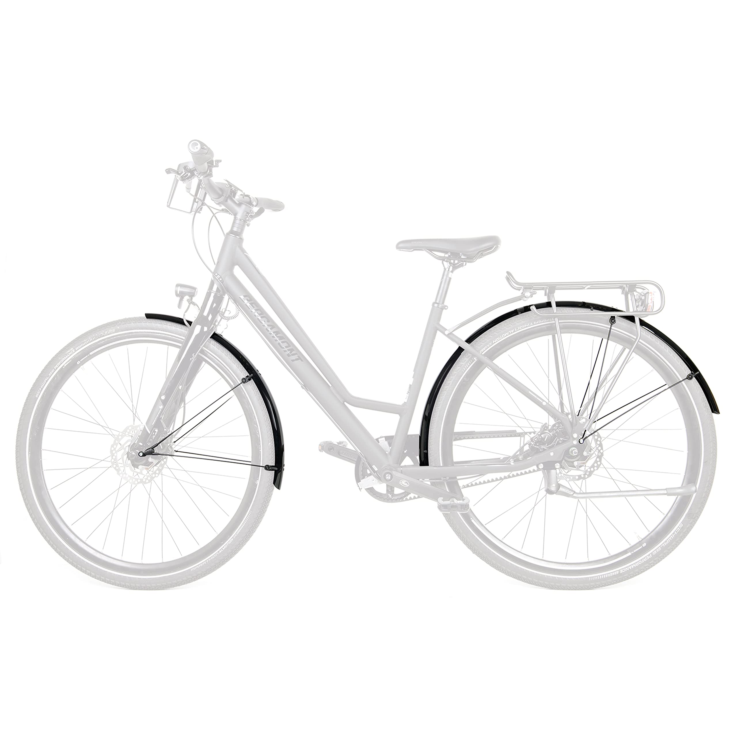 SKS Bluemels 24 Inch Bicycle Mudguards | 60mm Aluminum Fenders